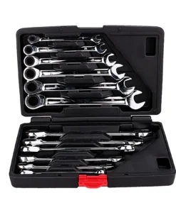 12pcs Fixed Spanners Ratchet Wrench Hand Tool Set Kit 8-19mm Spanners Ratchet Hardware Hand Tools